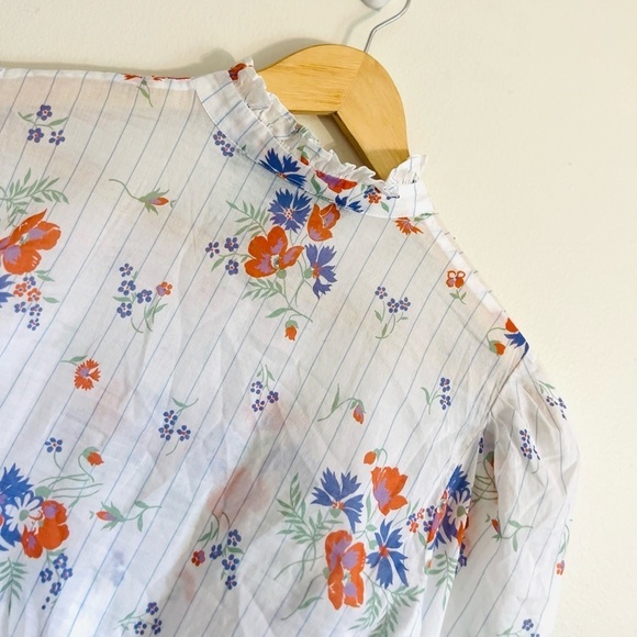 Veronica Beard Holli Floral Button-Down Shirt Sz XS - Picture 12 of 15